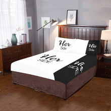 Load image into Gallery viewer, Hers and His Side Bedding 3-Piece Bedding Set