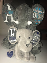 Load image into Gallery viewer, Birth Announcement Elephants