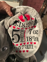 Load image into Gallery viewer, Birth Announcement Elephants