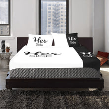 Load image into Gallery viewer, Hers and His Side Bedding 3-Piece Bedding Set