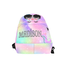 Load image into Gallery viewer, Madison Design Afro Puff Unicorn Backpack