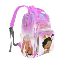 Load image into Gallery viewer, Princess Design Multi-Function Backpack/Diaper Bag