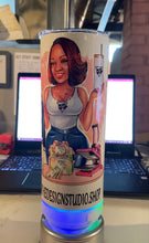 Load image into Gallery viewer, Custom Bluetooth Speaker Tumbler w/ LED Flashing Lights