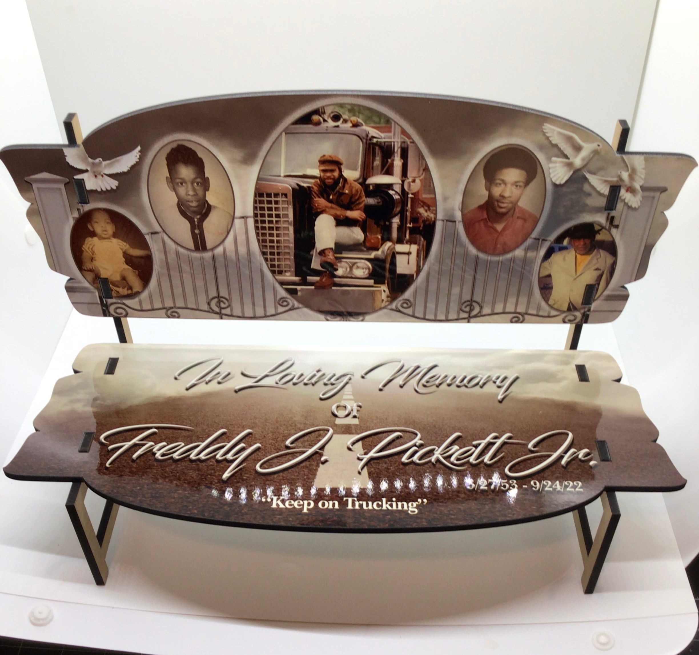 "In Memory Of" Memorial Bench – Ashe D.S.