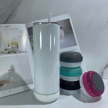 Load image into Gallery viewer, Custom Bluetooth Speaker Tumbler w/ LED Flashing Lights