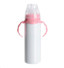 Load image into Gallery viewer, 8oz. Stainless Steel Baby Bottle Tumbler, Baby Bundle
