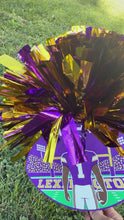 Load and play video in Gallery viewer, Game Day Cheer Stick with Pom-Pom &amp; Cowbell
