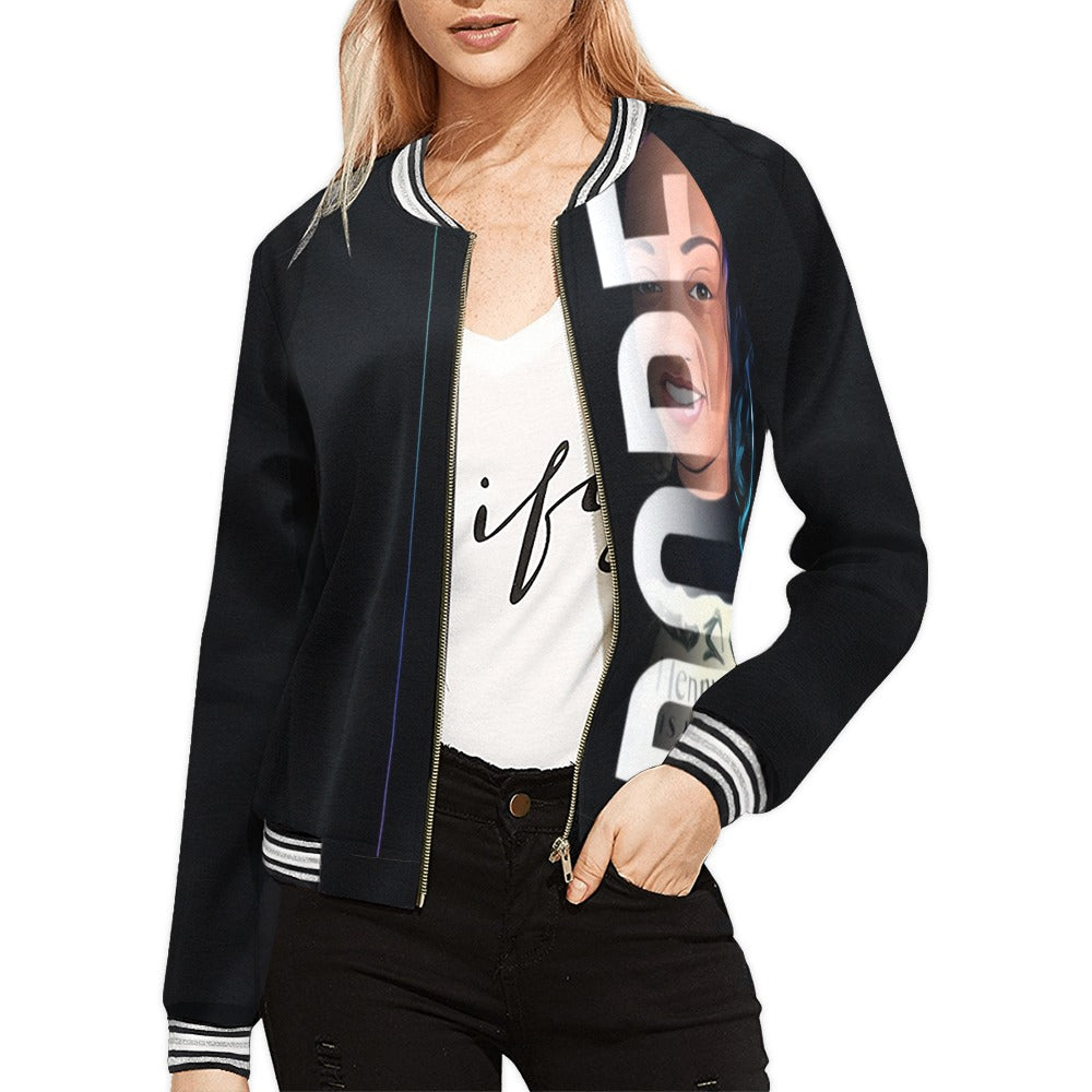 Customizable Bomber Jacket for Women