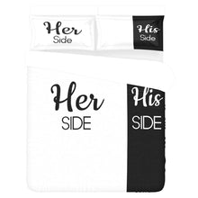 Load image into Gallery viewer, Hers and His Side Bedding 3-Piece Bedding Set
